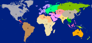 Regiones del mundo